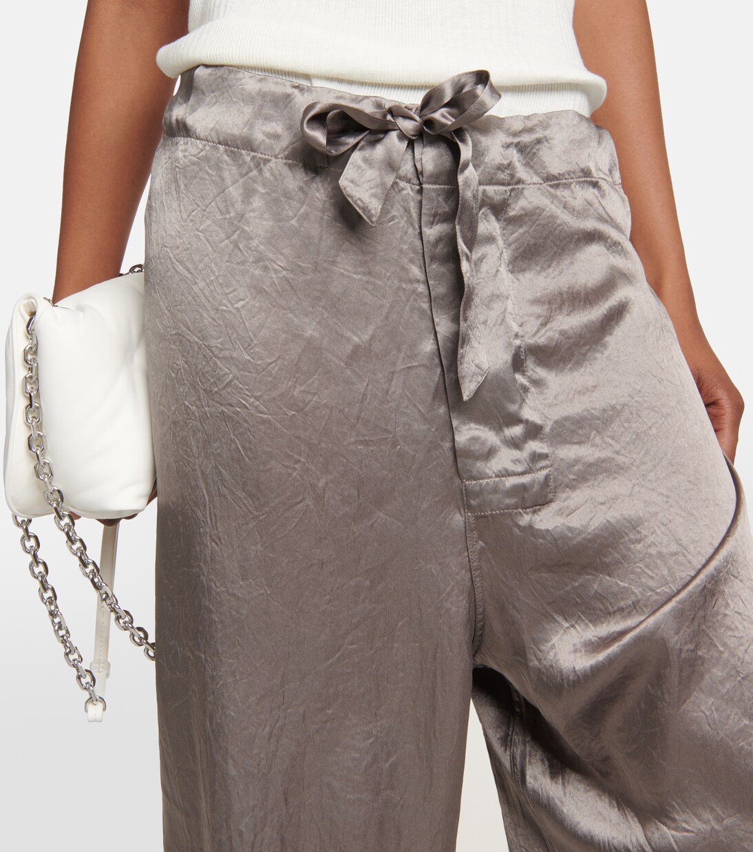 Pantalon de pyjama en satin | Maison Margiela