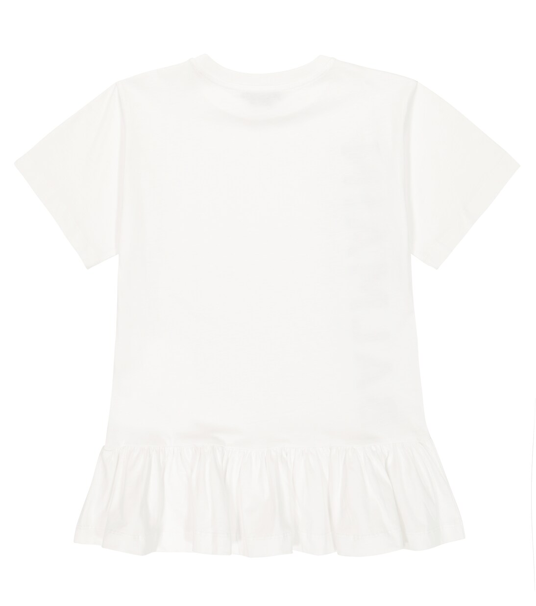 Logo cotton jersey dress | Balmain Kids