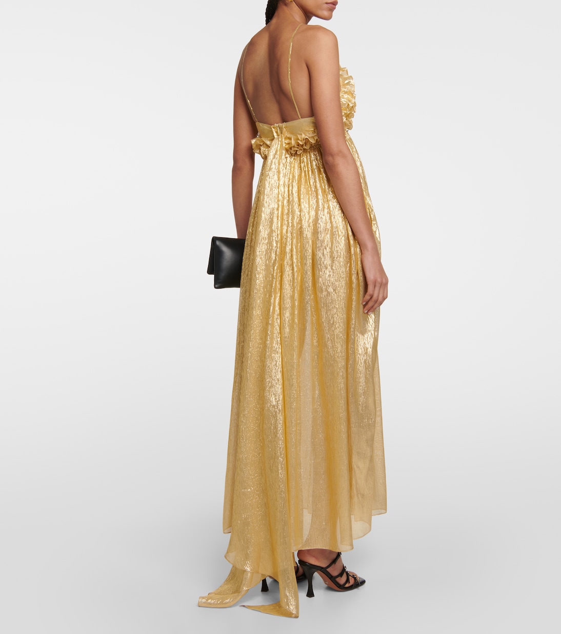 Robe longue Allas en soie mélangée | Petar Petrov