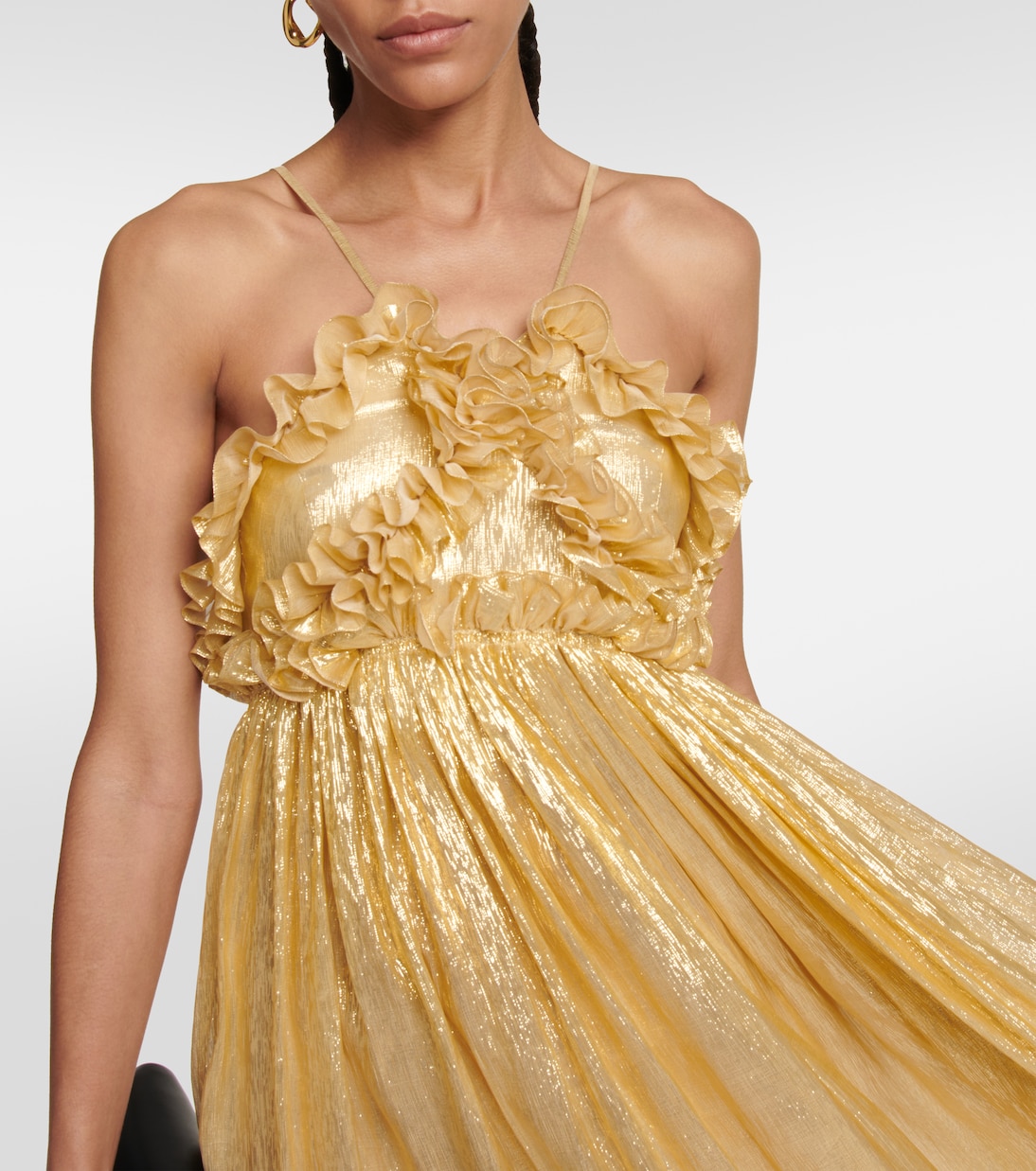 Robe longue Allas en soie mélangée | Petar Petrov