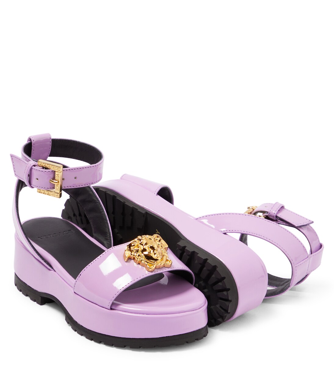La Medusa platform sandals | Versace Kids