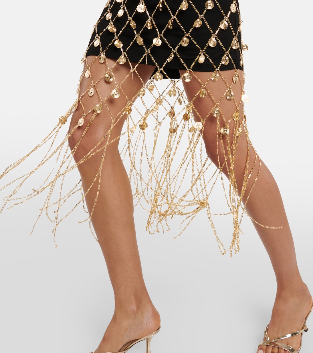 Robe midi à ornements | Rabanne