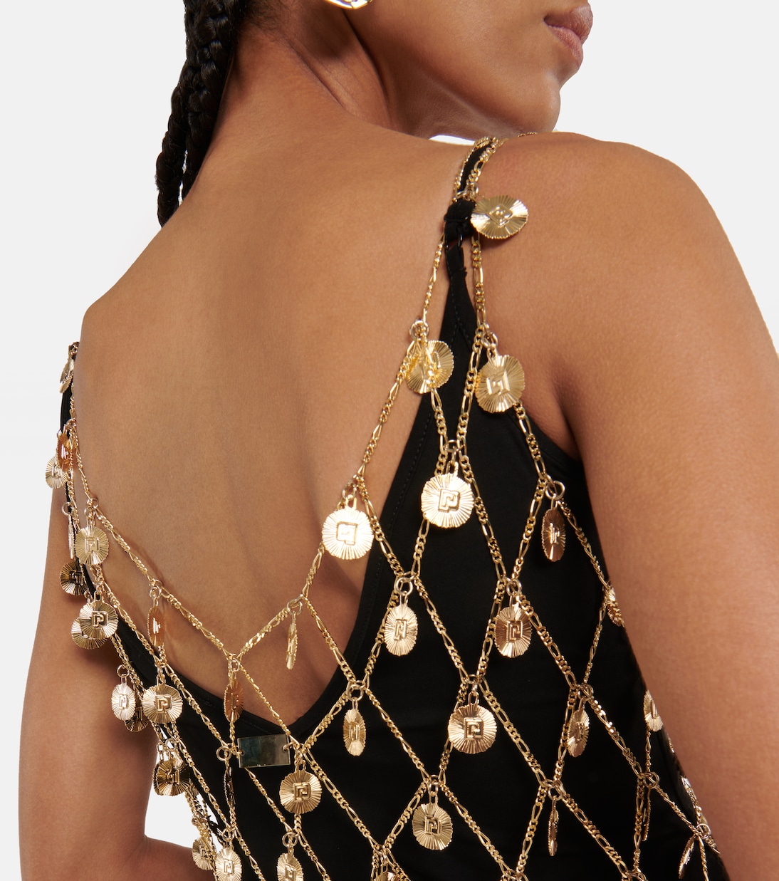 Robe midi à ornements | Rabanne