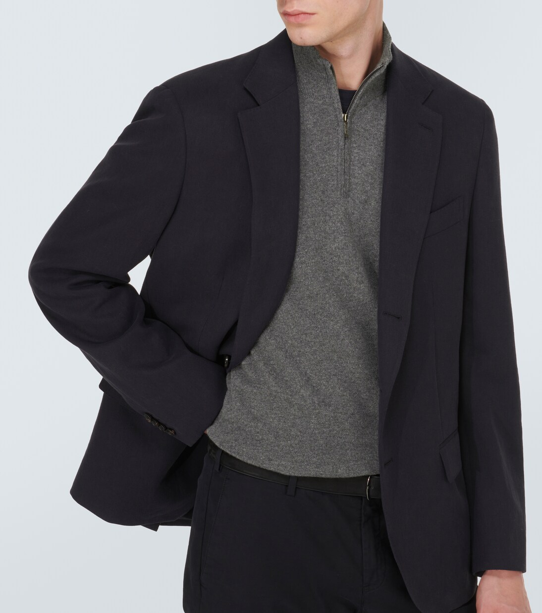 Cashmere half-zip sweater | Loro Piana