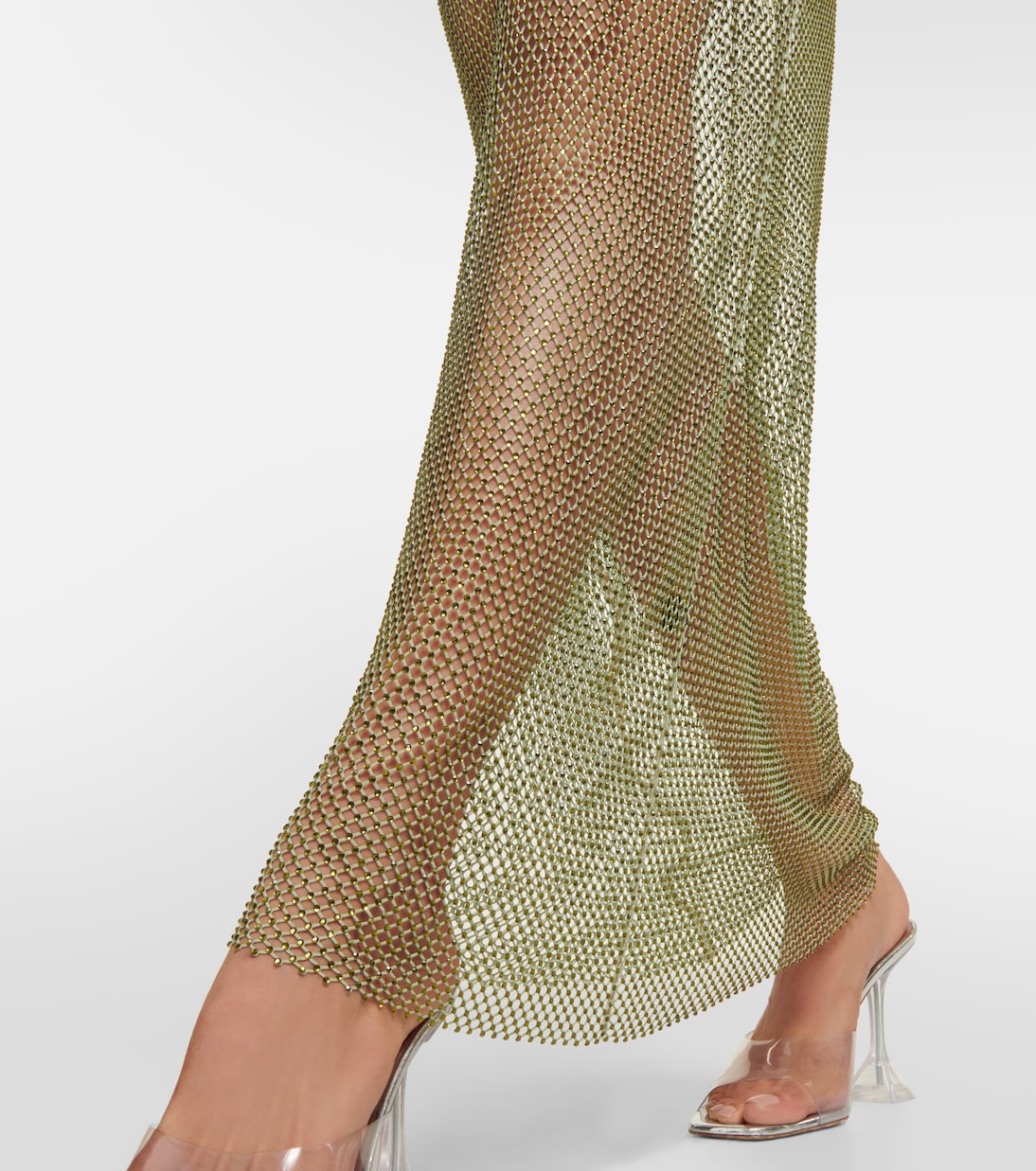 Robe longue Gloria à cristaux | Galvan