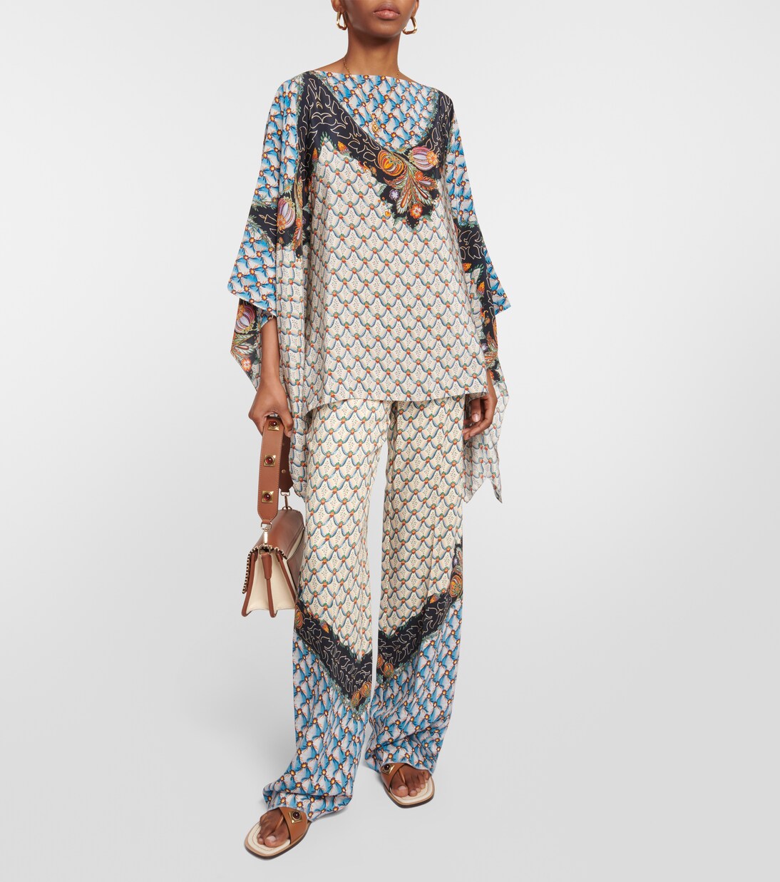 Bedruckte High-Rise-Hose | Etro