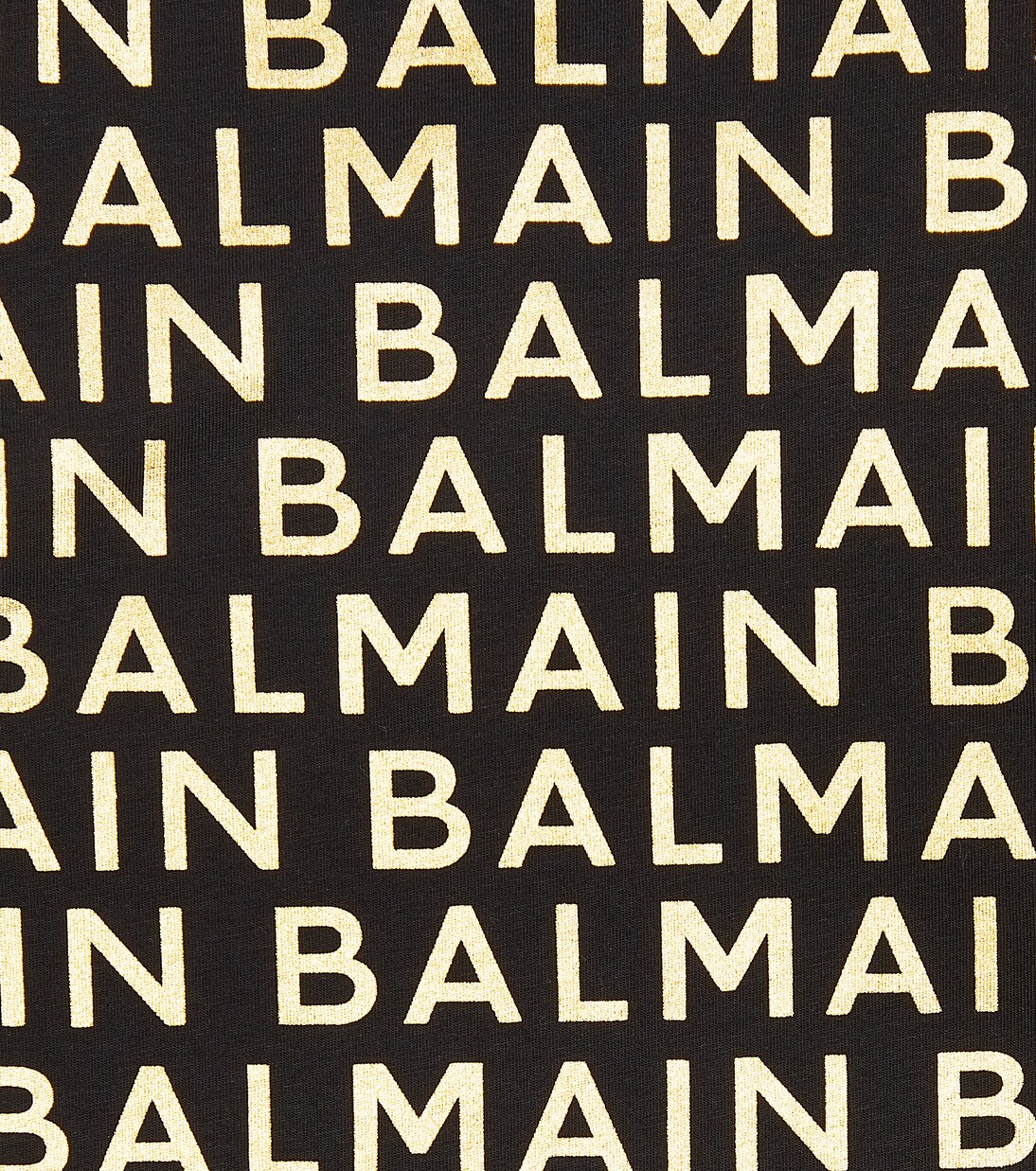 Robe imprimée en coton à logo | Balmain Kids