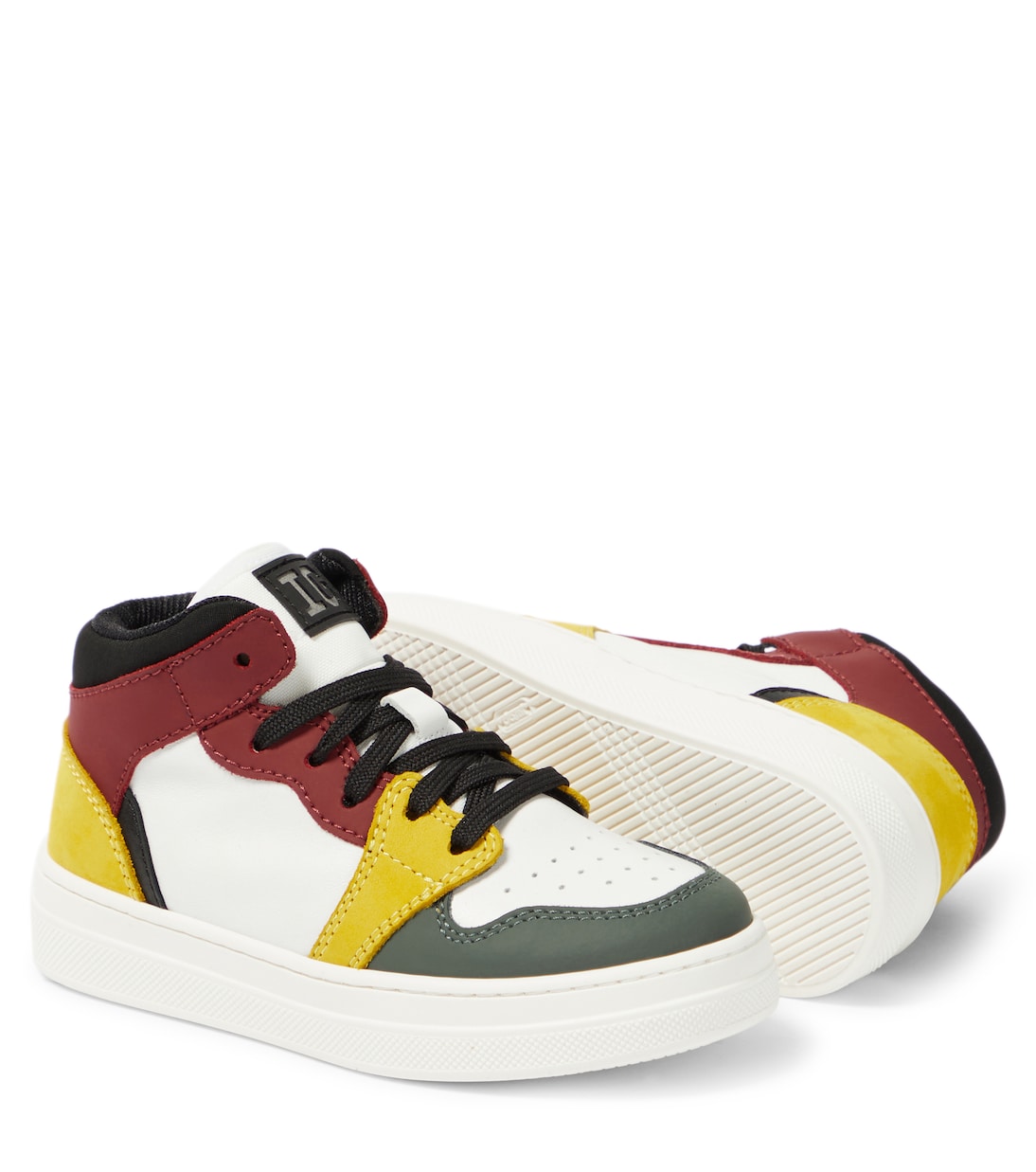 Colorblocked leather sneakers | Il Gufo