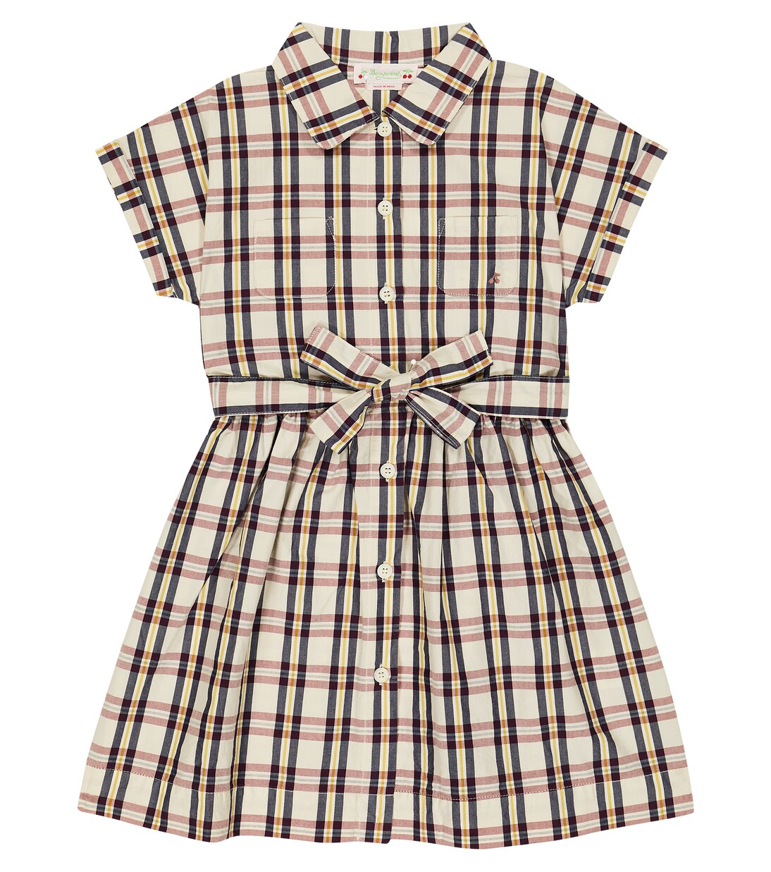Gisele cotton shirt dress | Bonpoint