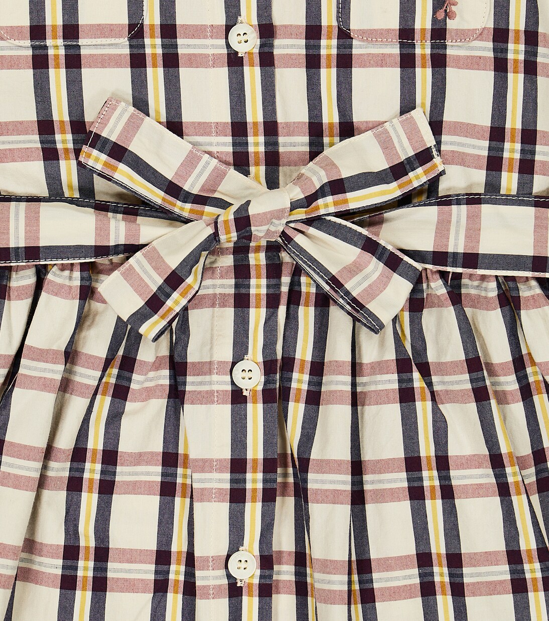 Gisele cotton shirt dress | Bonpoint