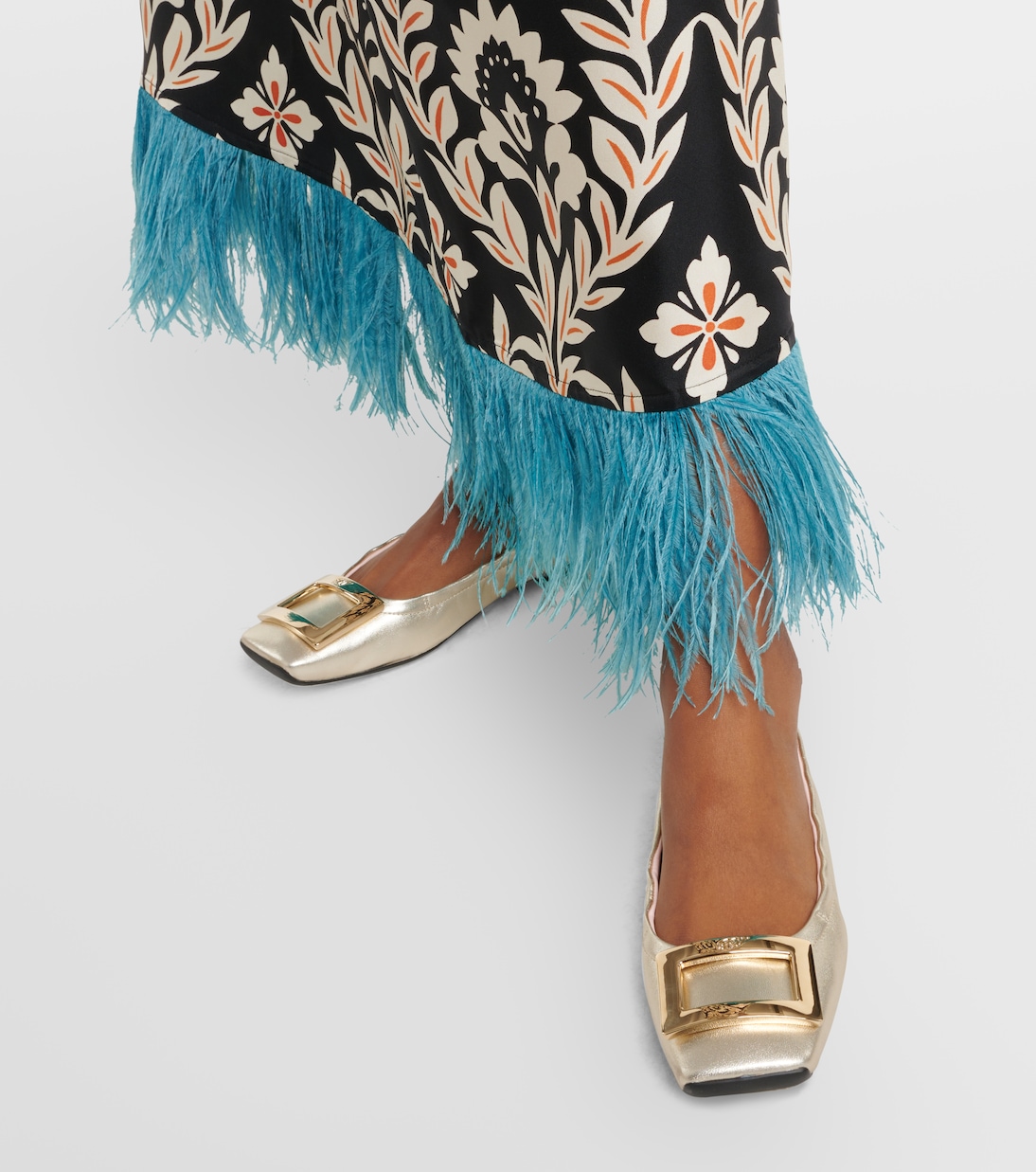 Viv' Pockette leather ballet flats | Roger Vivier