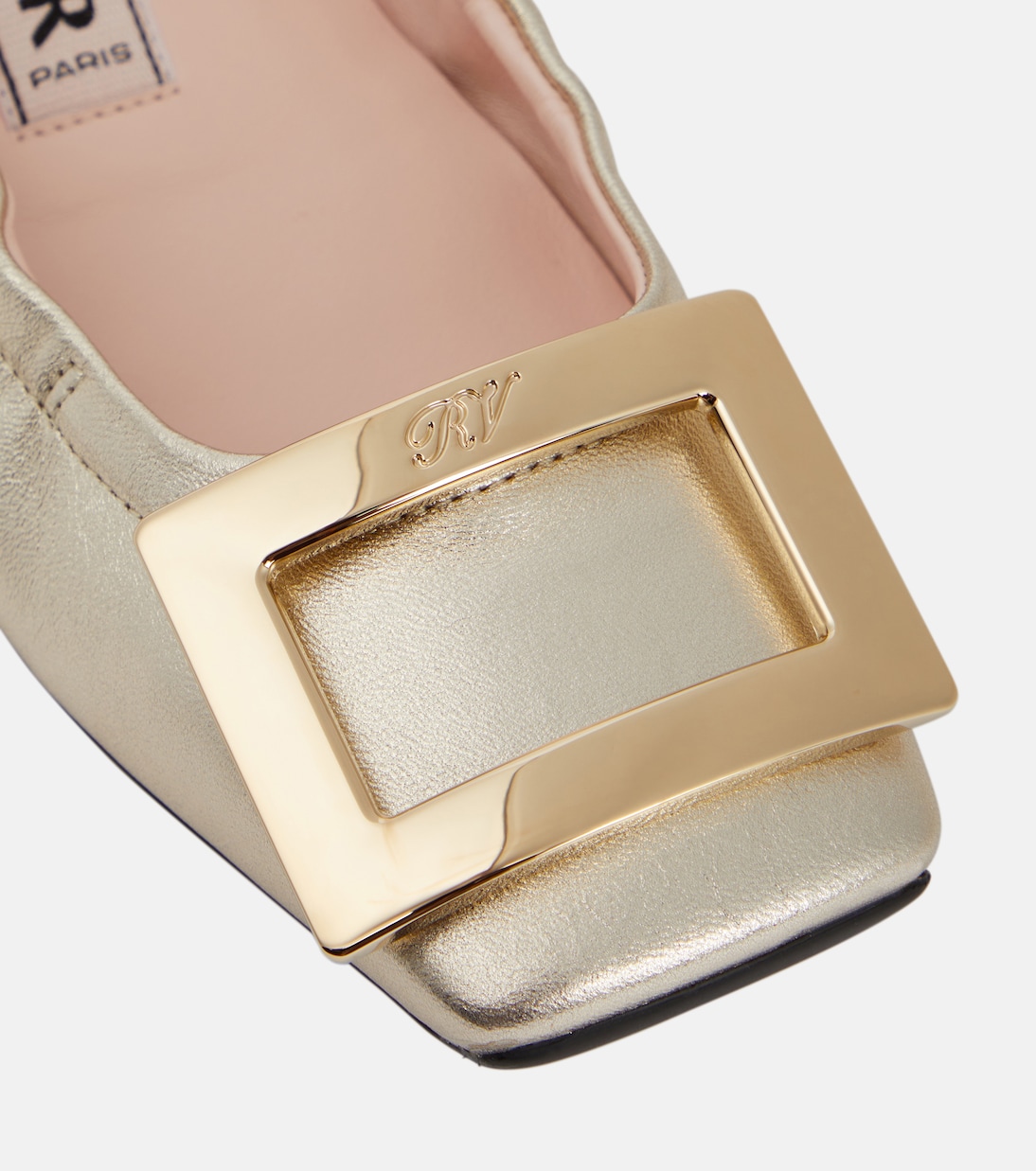 Viv' Pockette leather ballet flats | Roger Vivier