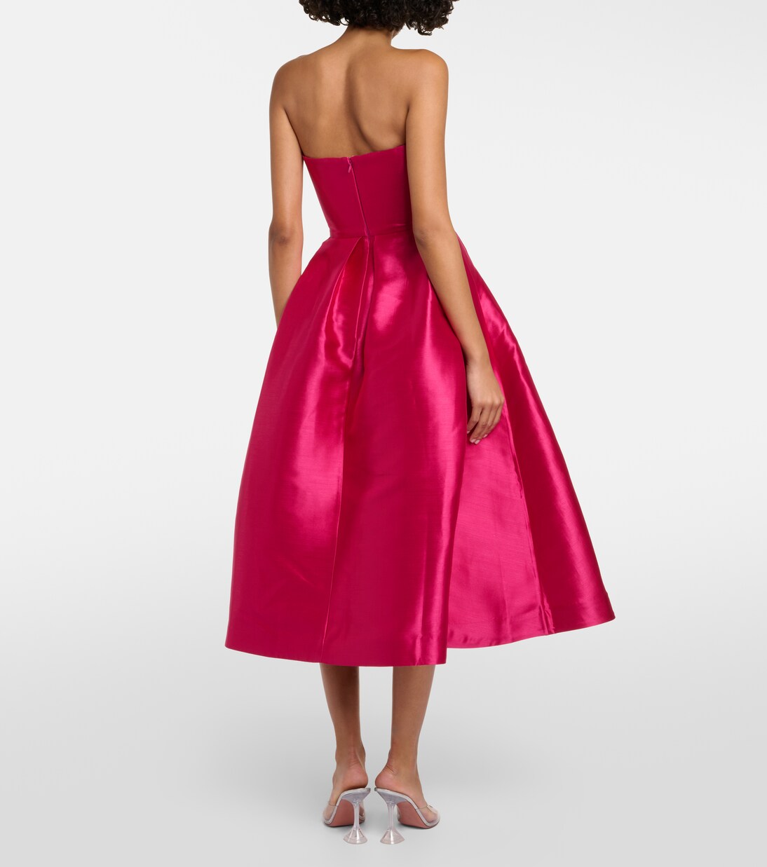 Robe midi sans bretelles | Alex Perry