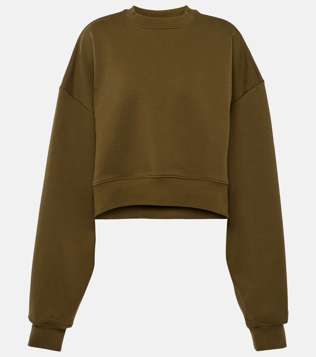 x Hailey Bieber cotton jersey top | Wardrobe.NYC