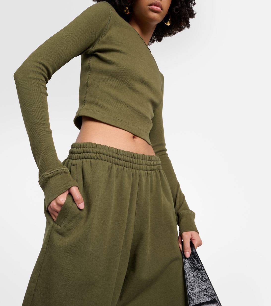 X Hailey Bieber Jogginghose aus Baumwolle | Wardrobe.NYC