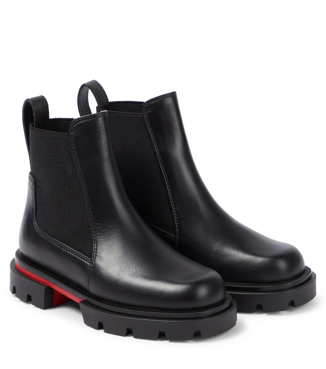 Ankle Boots Marchacroche aus Leder | Christian Louboutin Kids