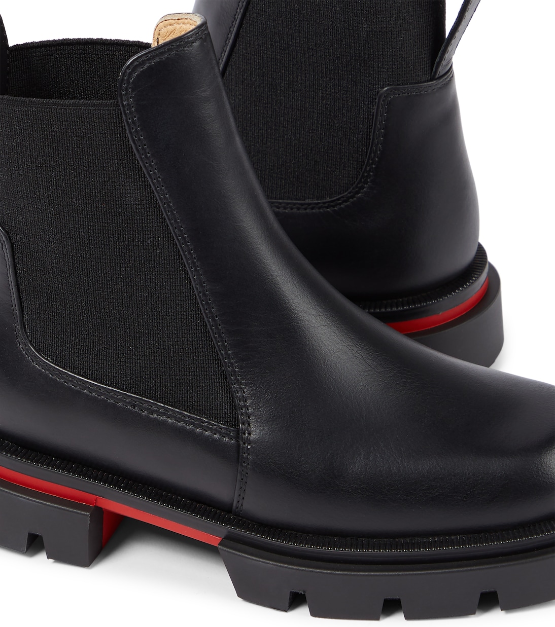 Ankle Boots Marchacroche aus Leder | Christian Louboutin Kids