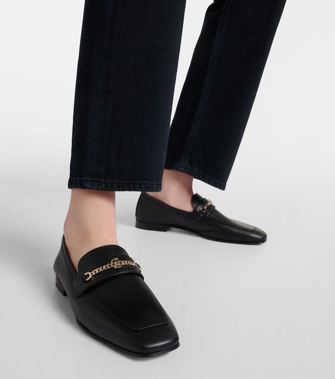 MJ Moc leather loafers | Christian Louboutin