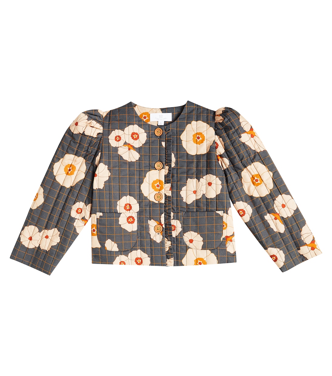 Anna floral cotton jacket | C'era Una Volta