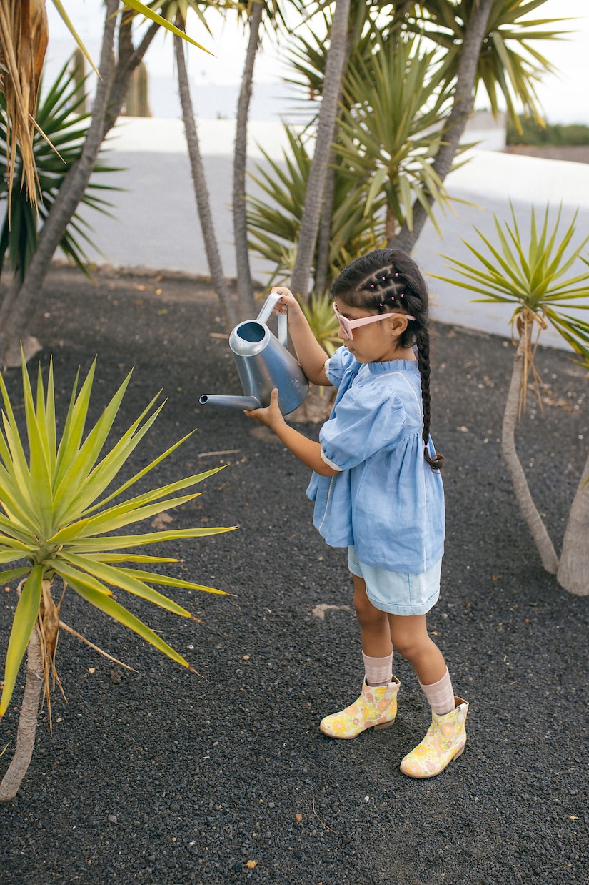 Floral leather ankle boots | PèPè