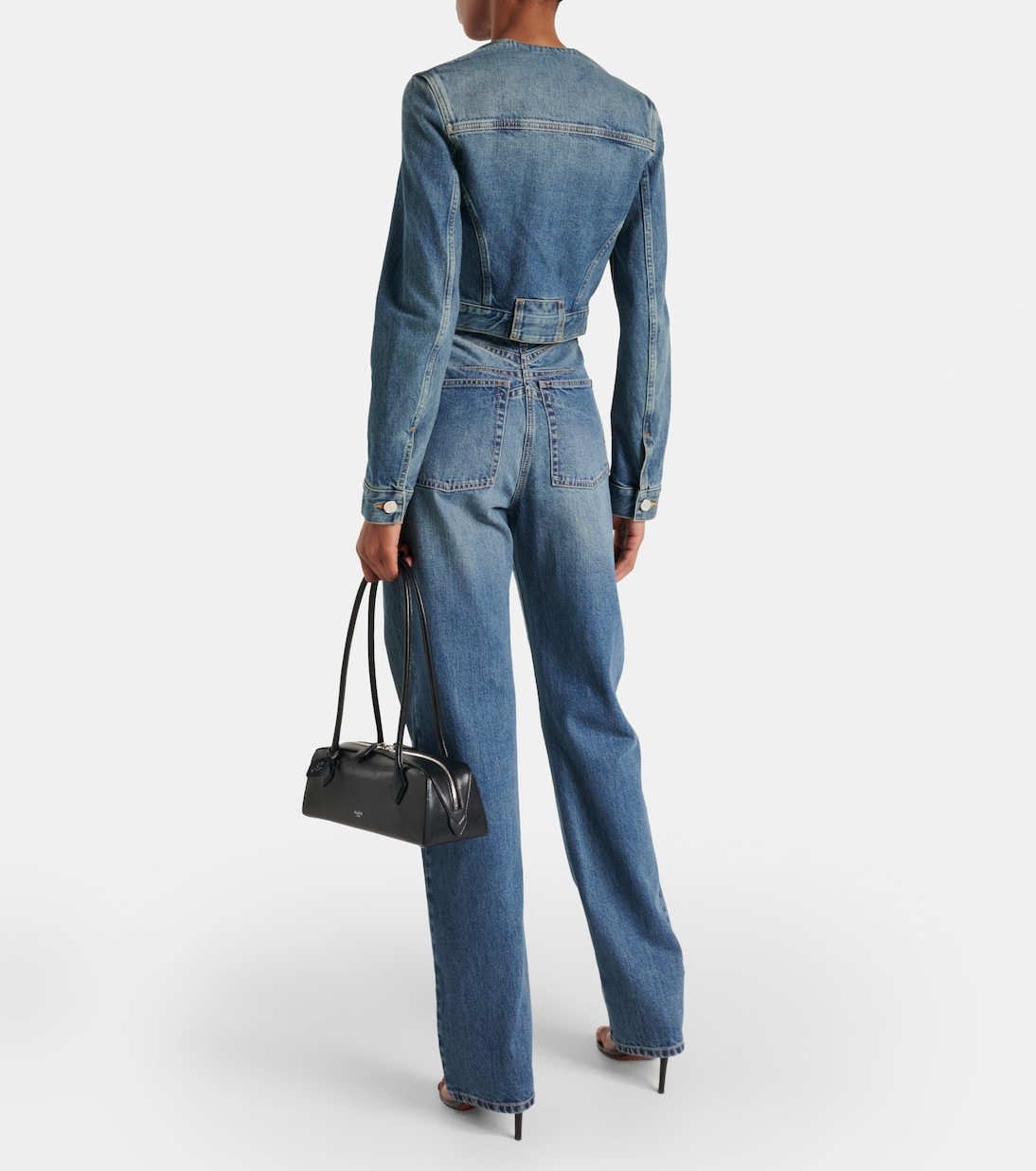 Cropped-Jeansjacke | Alaïa