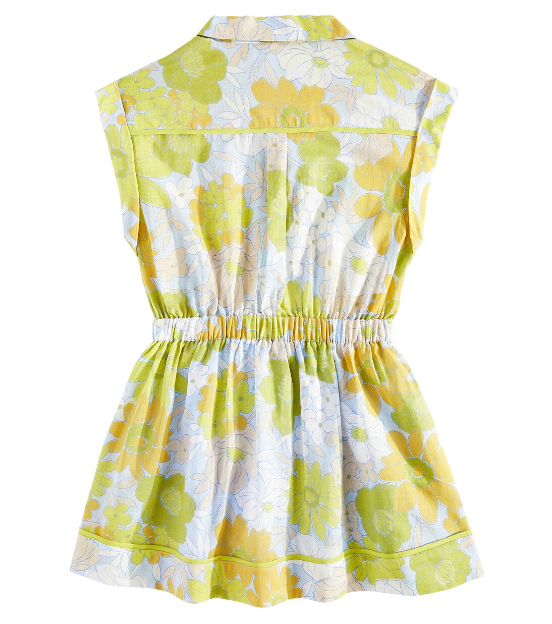Pop floral cotton shirt dress | Zimmermann Kids