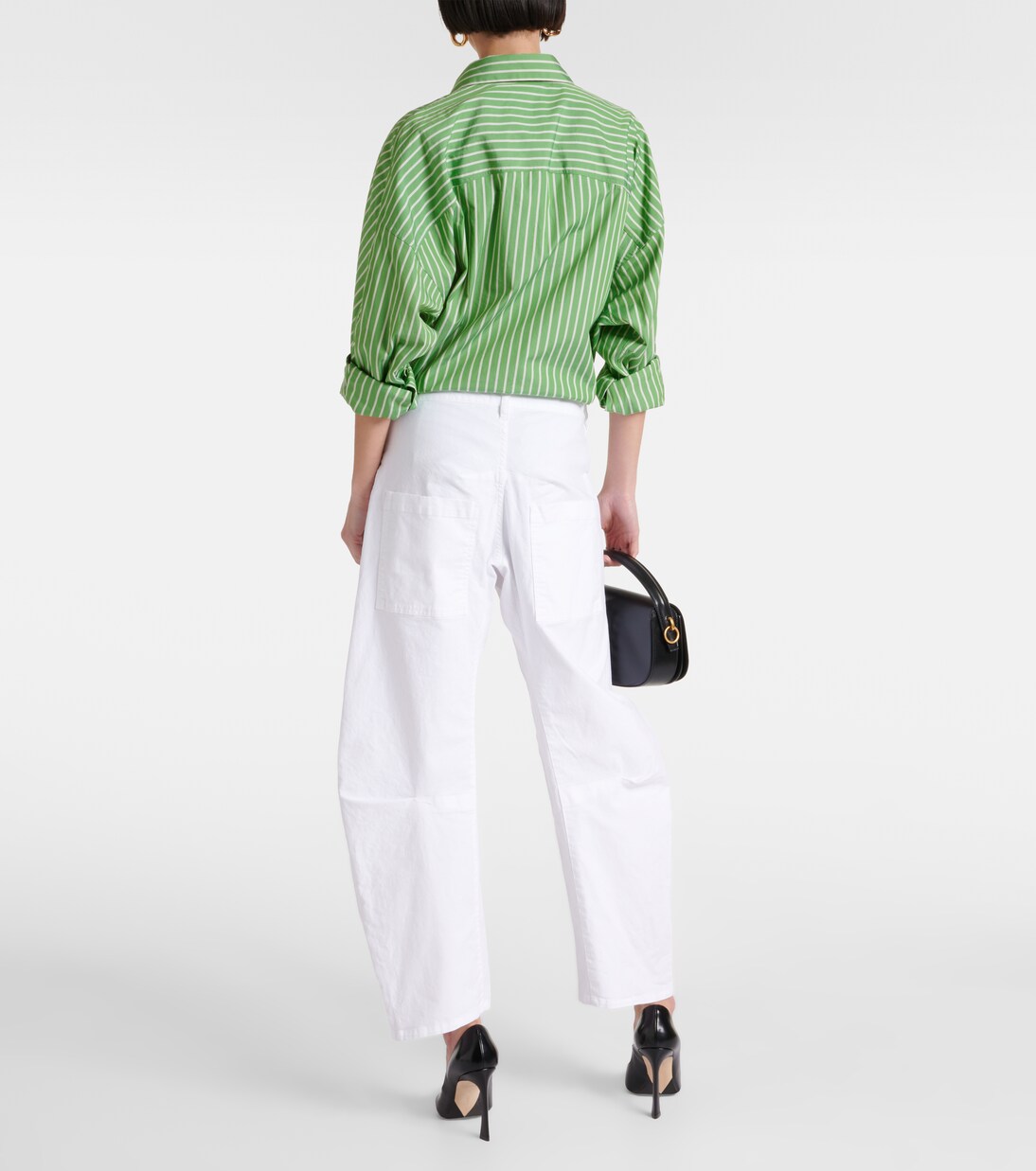 Pantalon barrel Shon en coton | Nili Lotan