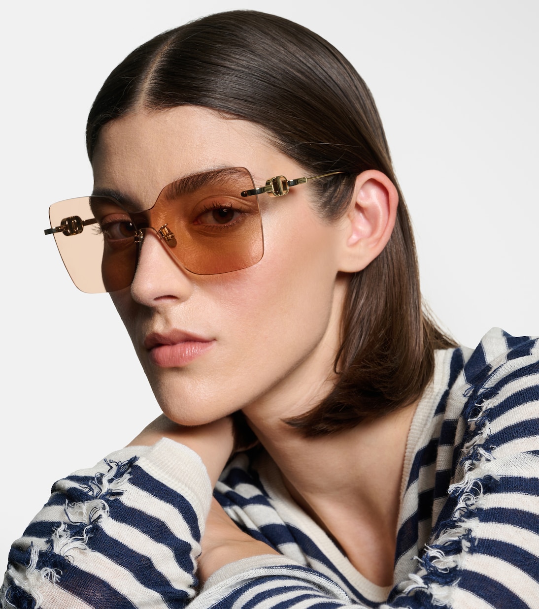 CD Chain M1U square sunglasses | Dior Eyewear
