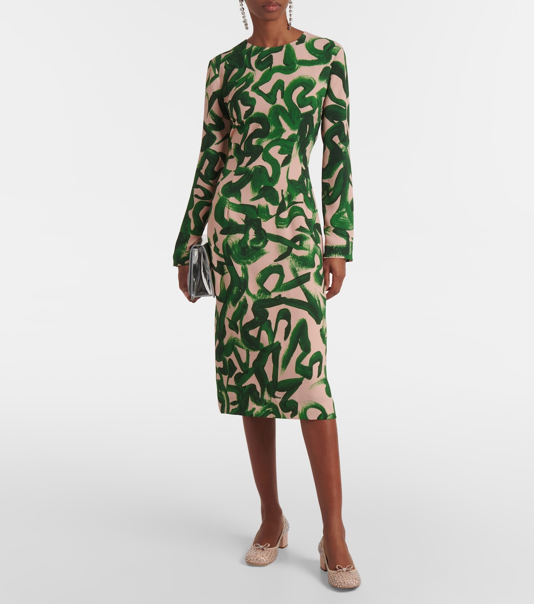 Escarpins en cuir à cristaux | Rene Caovilla