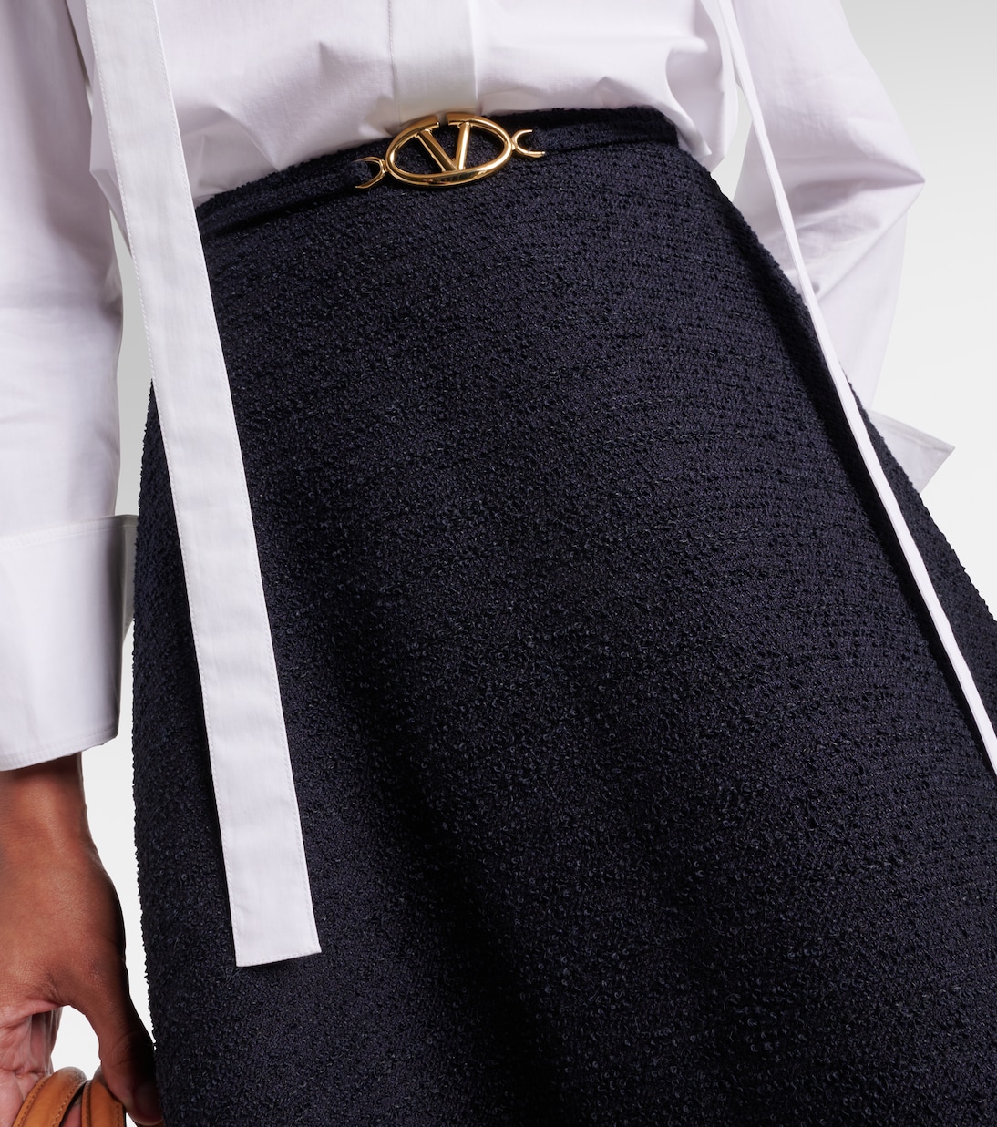 Midirock VLogo Signature aus Tweed | Valentino