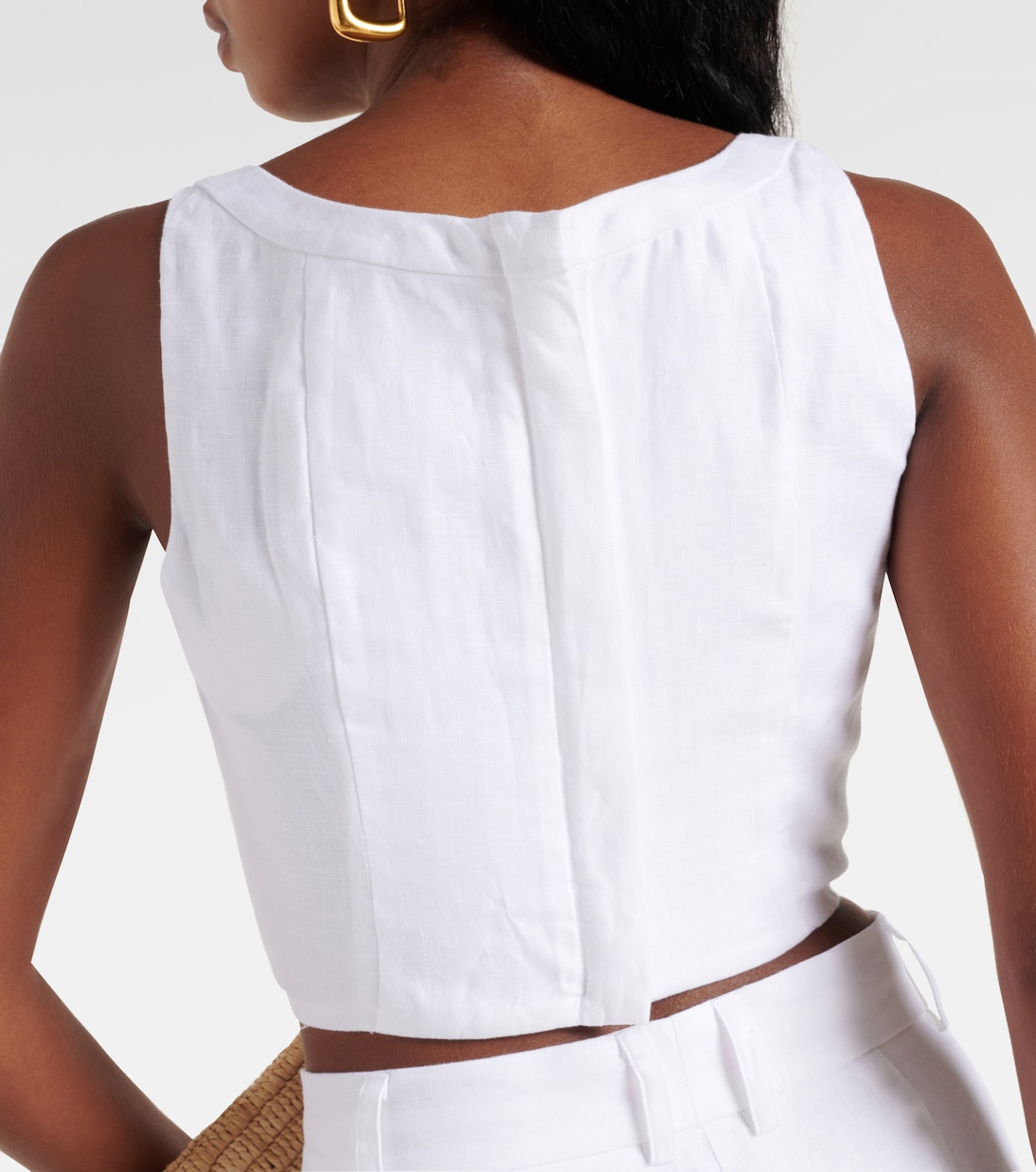 Bustier-Top aus Leinen | Staud