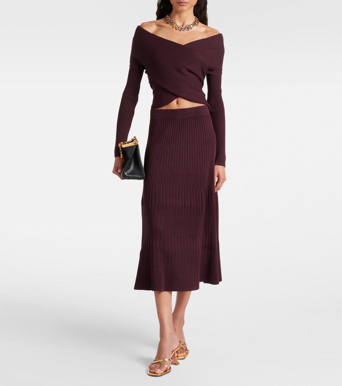 Ireene ribbed-knit midi skirt | Altuzarra