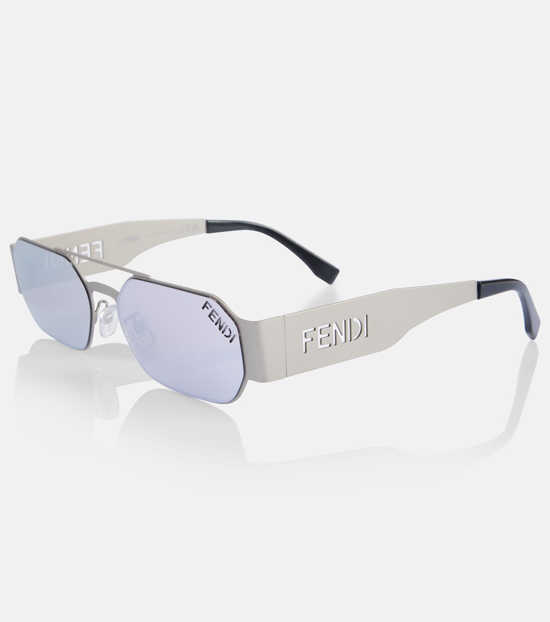 Fendi Cut Out square sunglasses | Fendi
