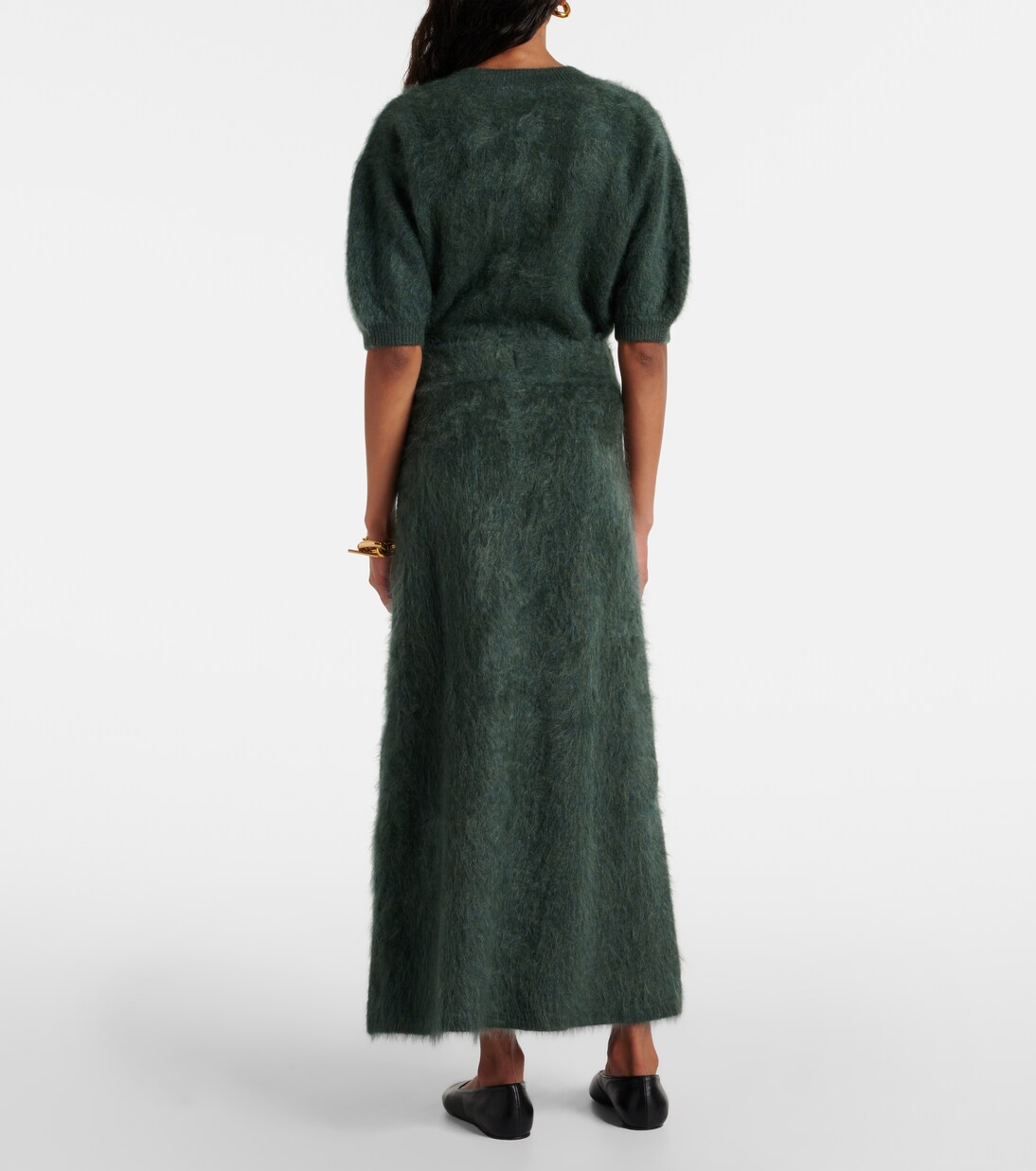 Asta knitted cashmere midi skirt | Lisa Yang