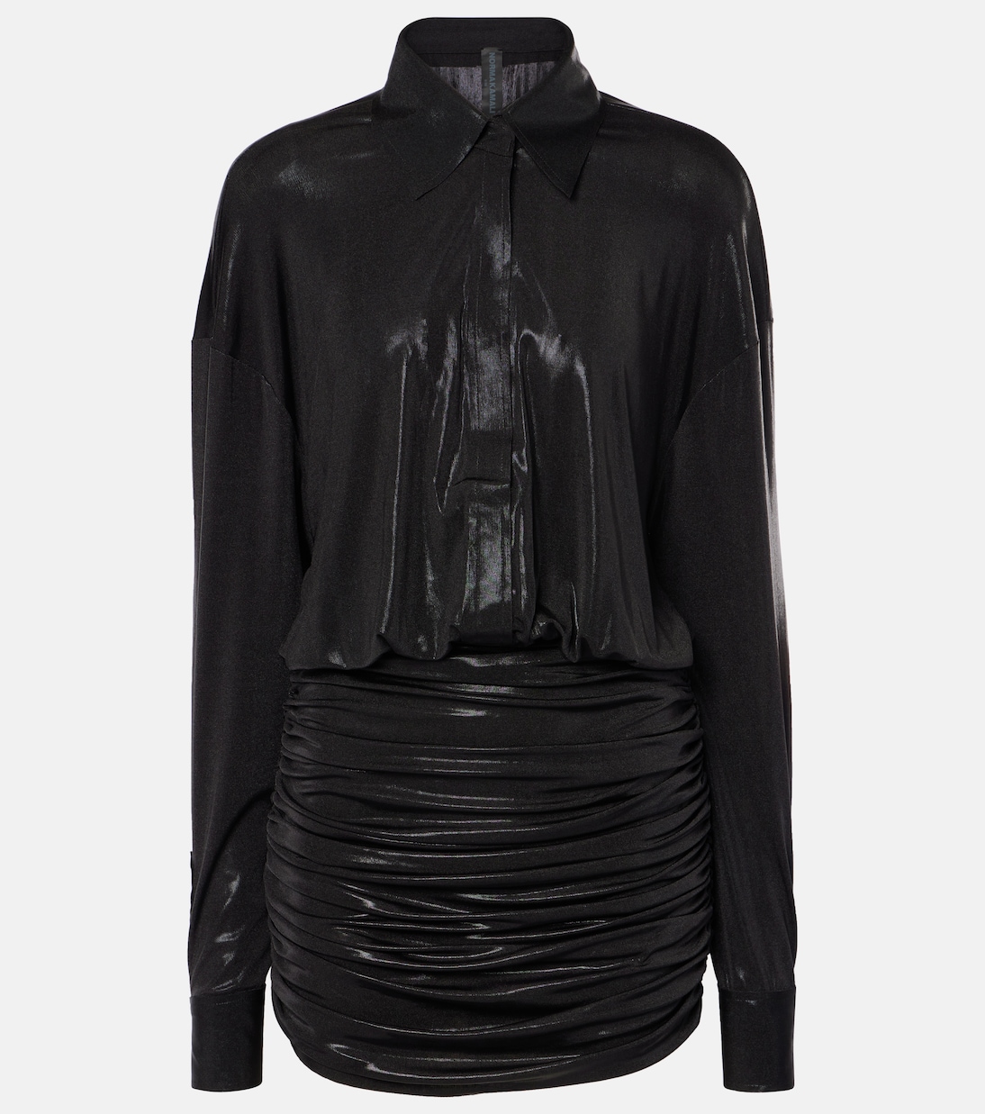 Robe Boyfriend en lamé | Norma Kamali