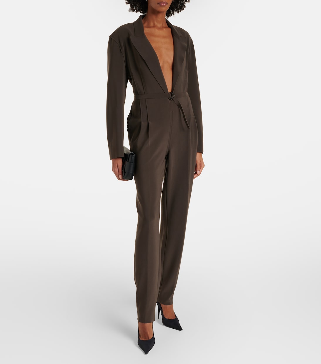 Single-breasted jumpsuit | Norma Kamali