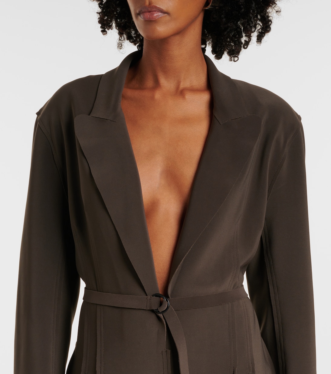 Single-breasted jumpsuit | Norma Kamali