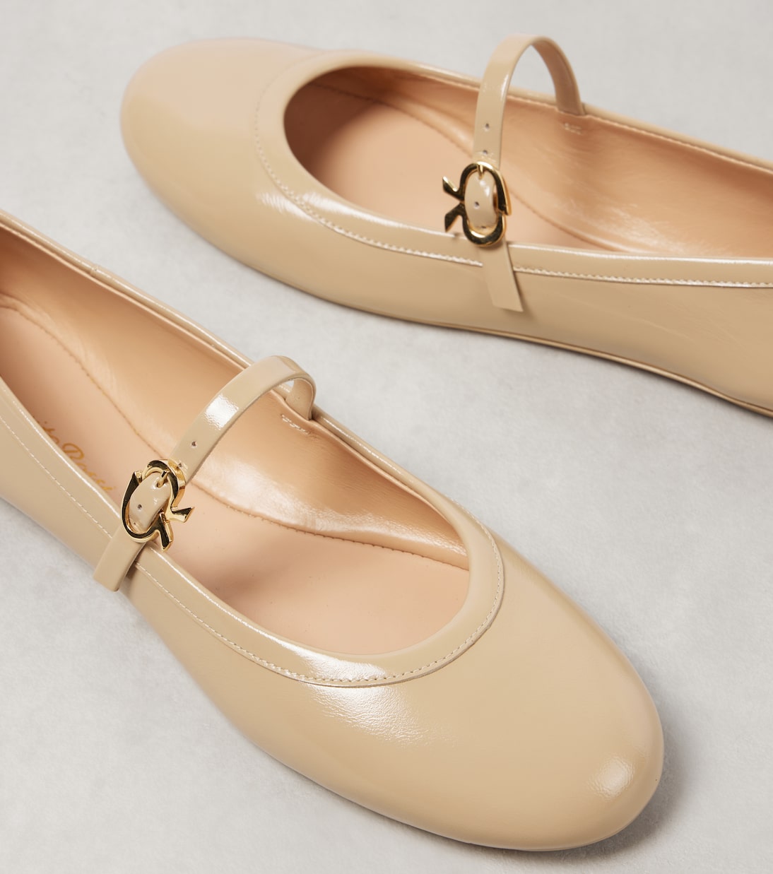 Carla patent leather Mary Jane flats | Gianvito Rossi