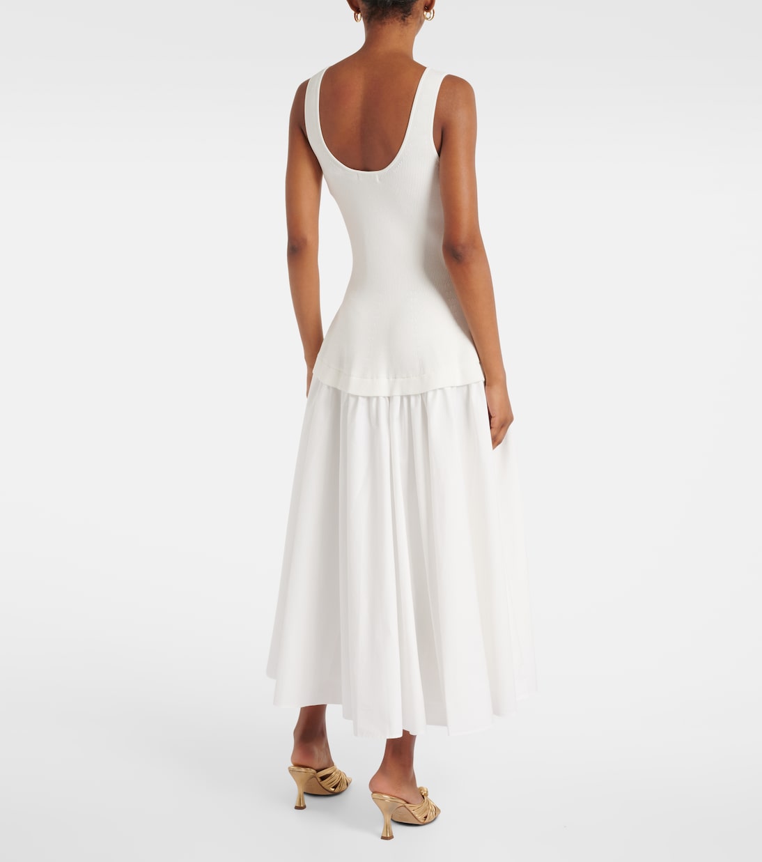 Robe midi Jazz en coton mélangé | Simkhai