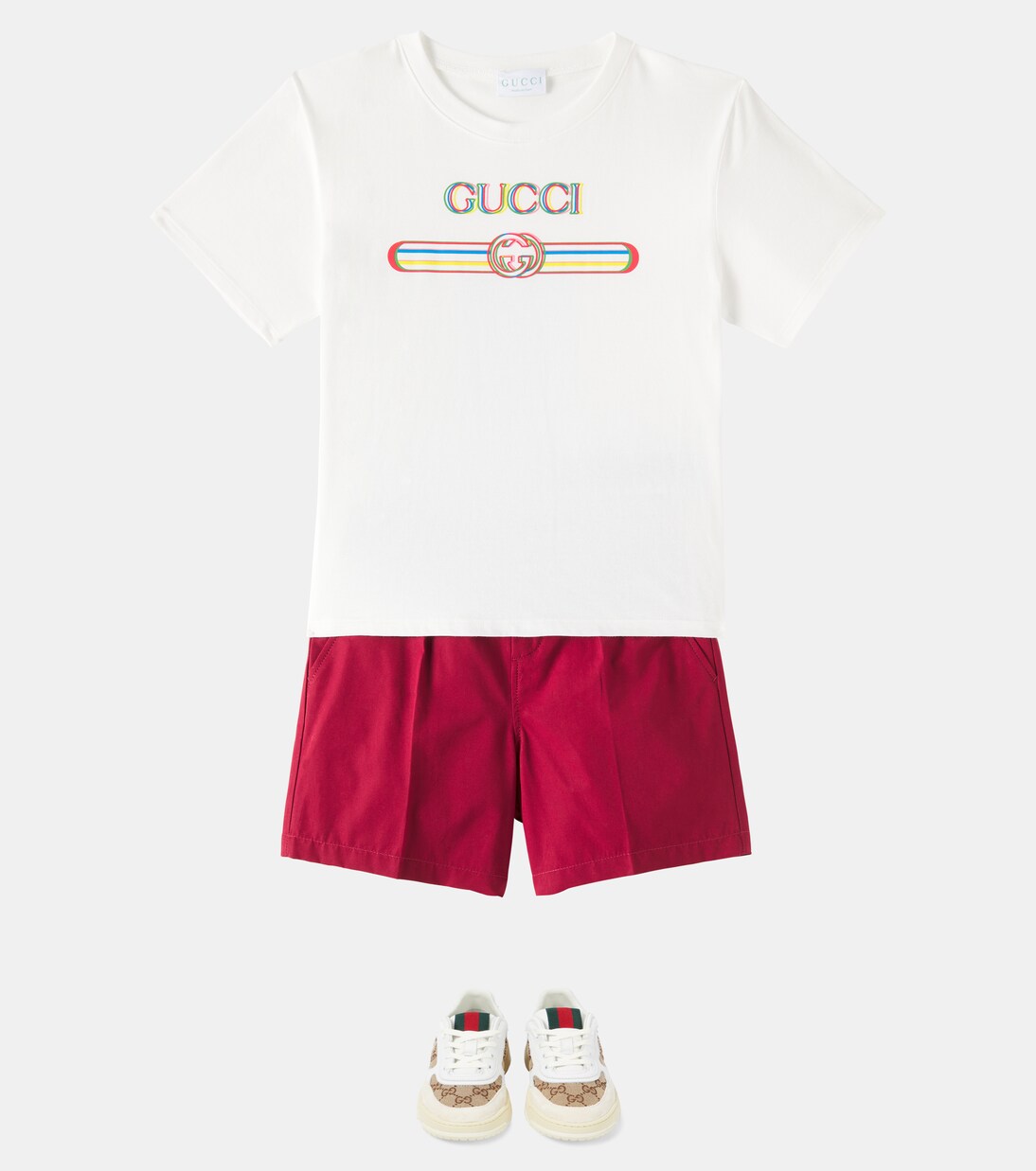 Printed cotton jersey T-shirt | Gucci Kids