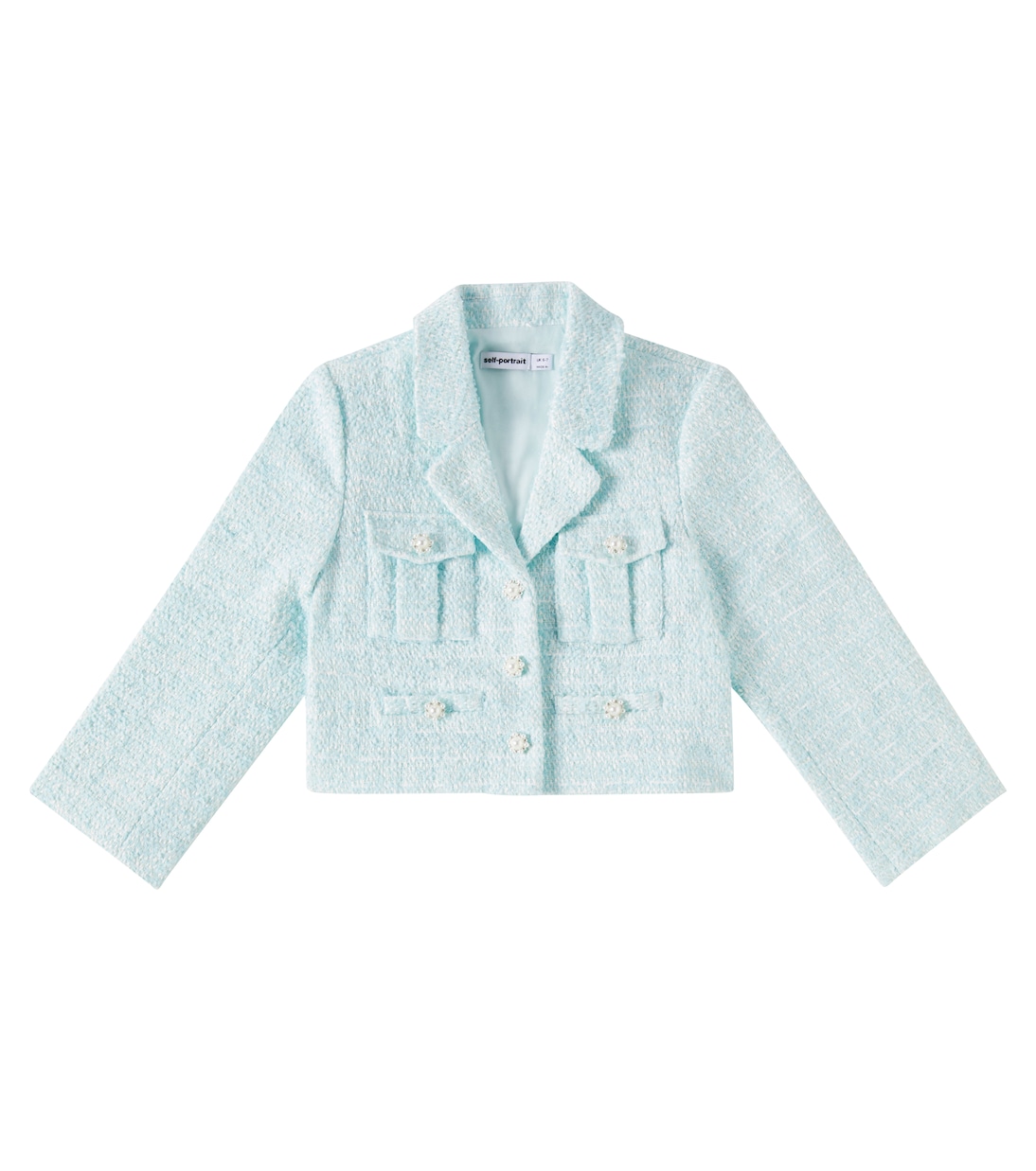 Embellished tweed jacket | Self-Portrait Kids
