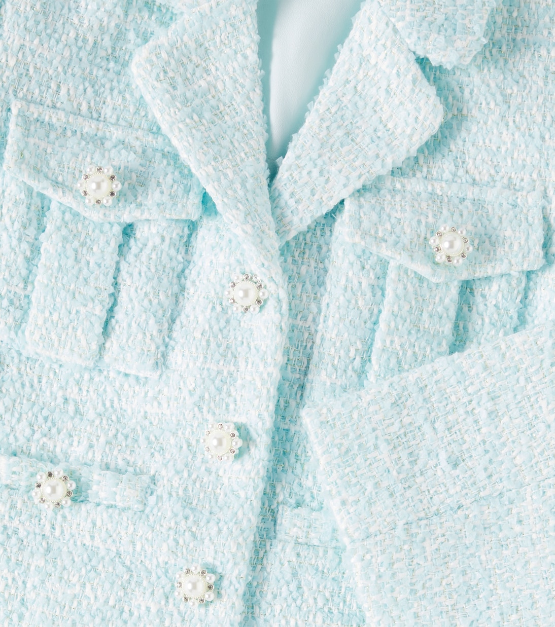 Embellished tweed jacket | Self-Portrait Kids