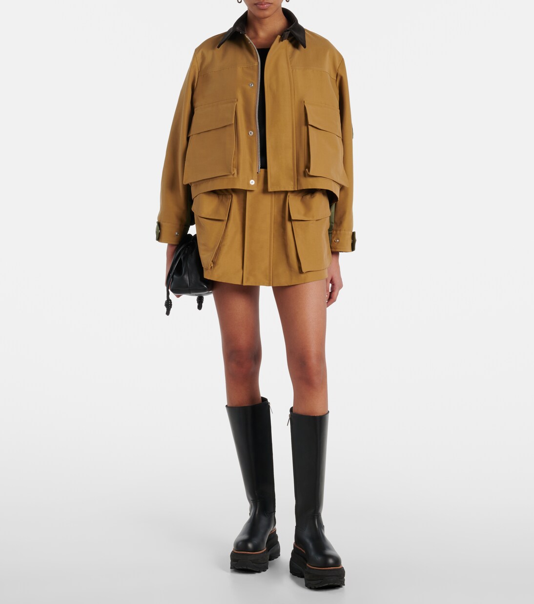 Cotton-blend shorts | Sacai