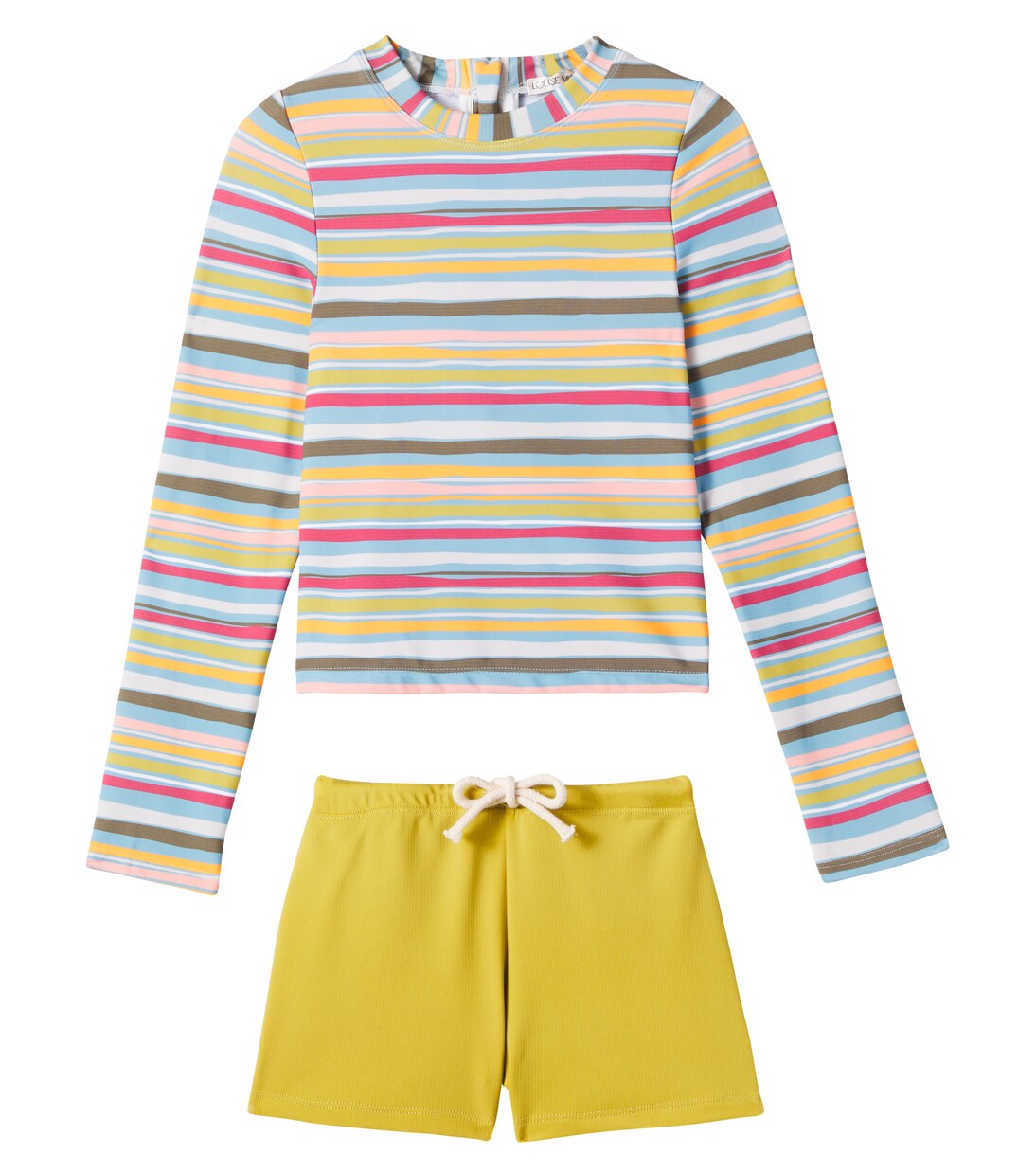 Agik rashguard top and swim trunks set  | Louise Misha