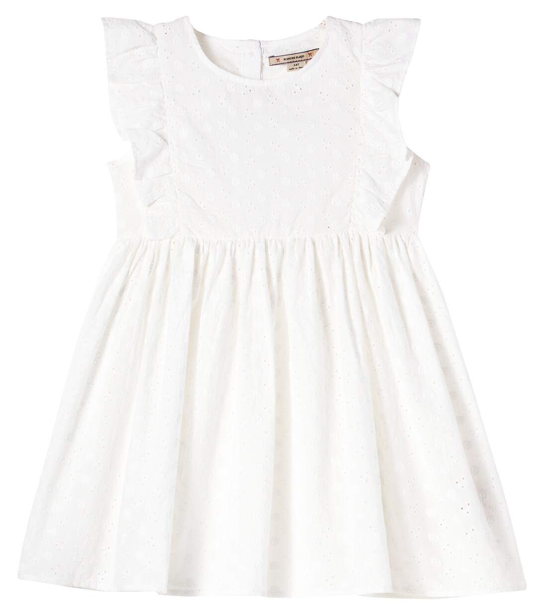 Lacey ruffled cotton dress | Konges Sløjd