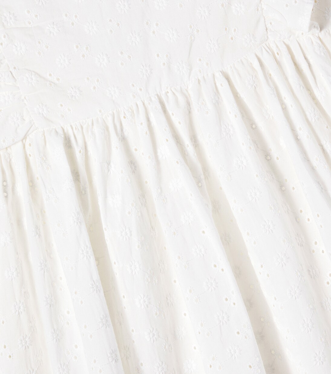 Lacey ruffled cotton dress | Konges Sløjd