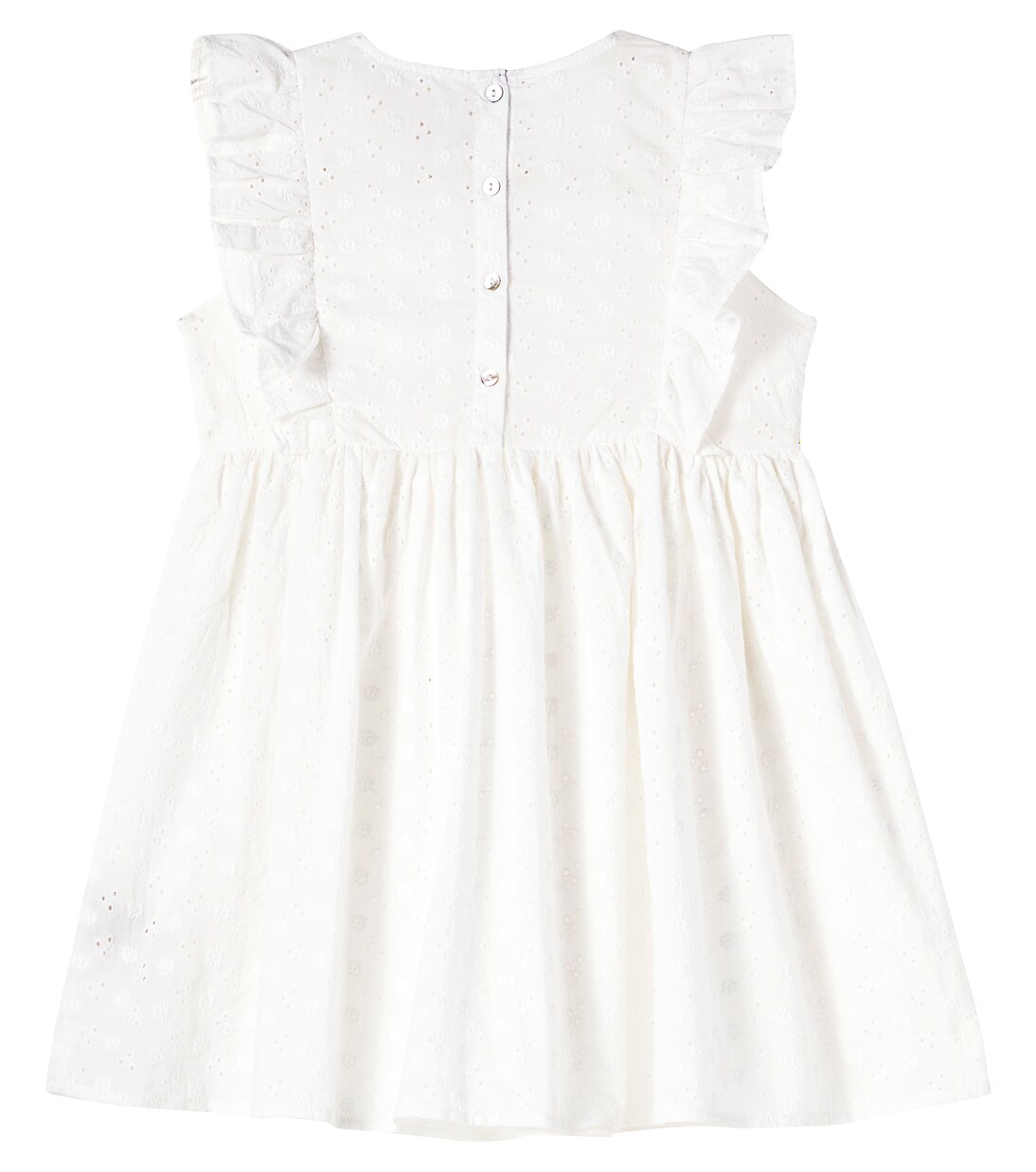Lacey ruffled cotton dress | Konges Sløjd