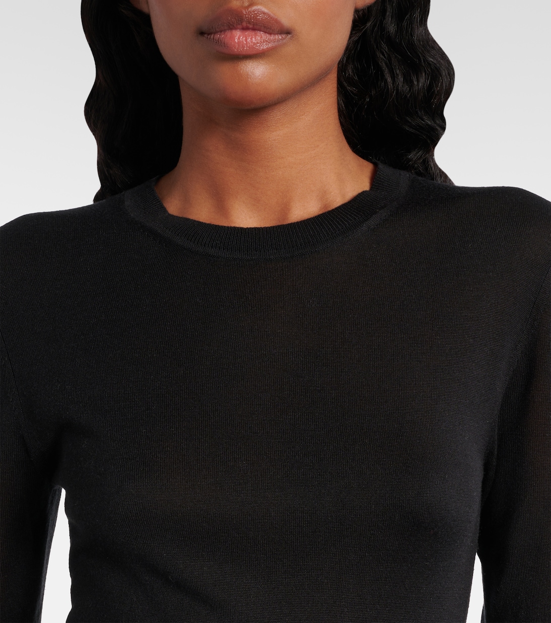 Abito lungo in cupro e seta | Toteme