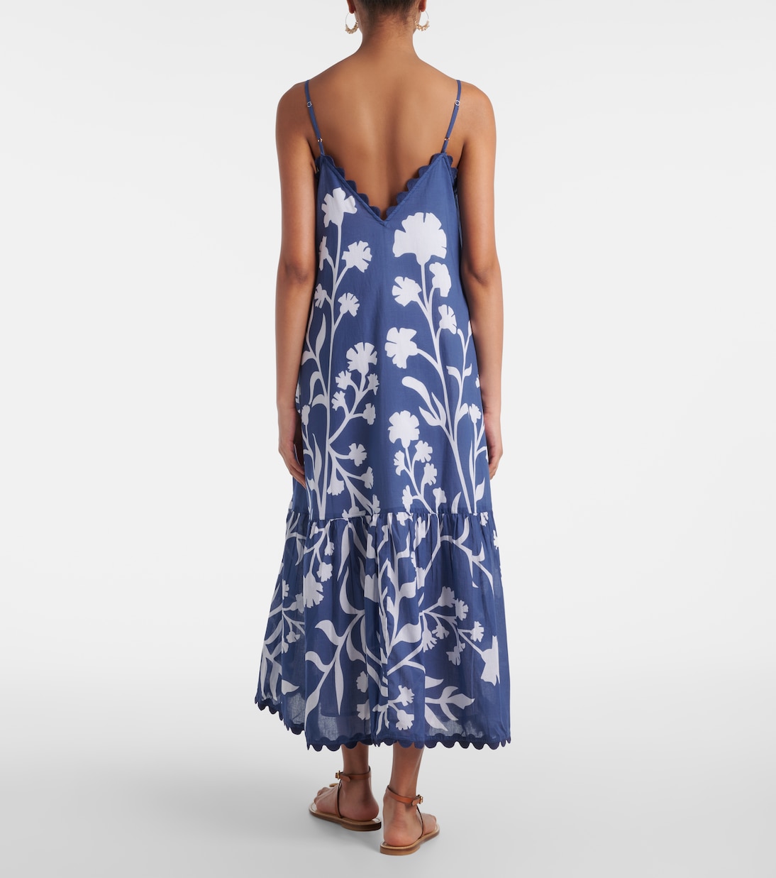 Bedrucktes Maxikleid aus Baumwolle | Juliet Dunn