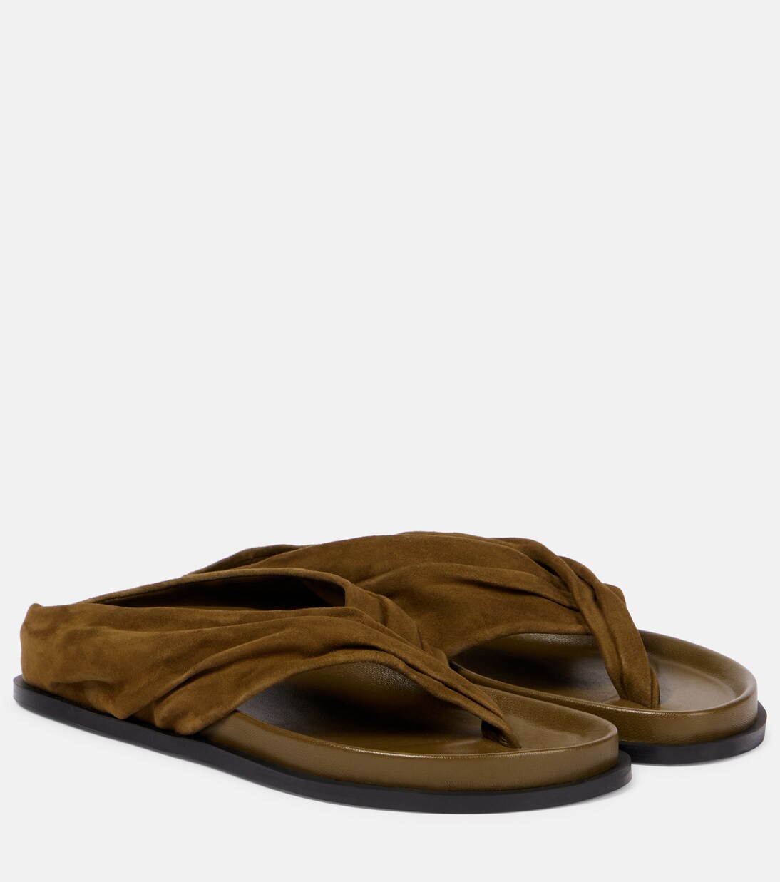 Shaw suede thong sandals | A.Emery